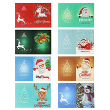 Load image into Gallery viewer, Christmas Greeting Cards DIY 5D Diamond Painting Set Xmas Gift