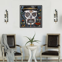 Load image into Gallery viewer, Geometry Skull - Full Drill Round Drill - 30x30cm