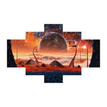 Load image into Gallery viewer, 5pcs/set Novelty - Full Drill Round Drill Painting - 95x45cm