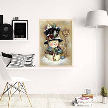 Load image into Gallery viewer, Xmas Snowman - Full Drill Round Drill - 30x40cm
