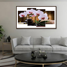 Load image into Gallery viewer, Flower - Full Drill Round Drill Painting - 80x40cm