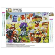 Load image into Gallery viewer, Playing Pets Dog - Full Drill Round Drill - 40x30cm