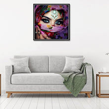 Load image into Gallery viewer, Masked Beauty - Full Diamond Painting - 30x30cm