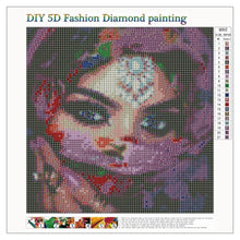 Load image into Gallery viewer, Masked Beauty - Full Diamond Painting - 30x30cm