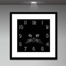 Load image into Gallery viewer, Clock Cat  - Full Diamond Painting - 30x30cm