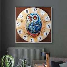 Load image into Gallery viewer, Animal Wall Clock - Full Diamond Painting - 30x30cm