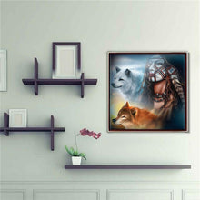 Load image into Gallery viewer, Wolf - Full Drill Round Drill - 30x30cm