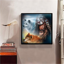 Load image into Gallery viewer, Wolf - Full Drill Round Drill - 30x30cm