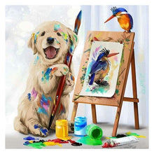 Load image into Gallery viewer, Cute Dog - Full Drill Round Drill - 30x30cm