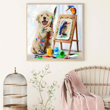 Load image into Gallery viewer, Cute Dog - Full Drill Round Drill - 30x30cm