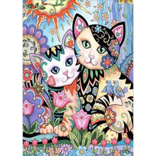Load image into Gallery viewer, 2 Cats  - Full Diamond Painting - 40x30cm