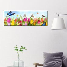 Load image into Gallery viewer, Butterfly Flower - Full Drill Round Drill Painting - 80x30cm