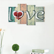 Load image into Gallery viewer, 4pcs/set Love - Full Drill Round Drill Painting - 80x45cm