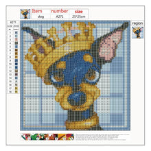 Load image into Gallery viewer, Dog - Full Drill Round Drill - 25x25cm