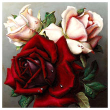 Load image into Gallery viewer, Rose Flower - Full Diamond Painting - 30x30cm