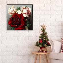 Load image into Gallery viewer, Rose Flower - Full Diamond Painting - 30x30cm