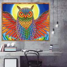 Load image into Gallery viewer, Colorful Bird - Full Drill Round Drill - 30x25cm