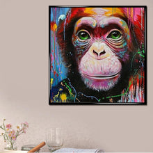 Load image into Gallery viewer, Monkey Animal - Full Diamond Painting - 30x30cm