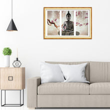 Load image into Gallery viewer, 3pcs/set Buddha - Full Drill Round Drill Painting - 90x55cm