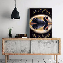 Load image into Gallery viewer, Crown Black Swan - Full Drill Round Drill - 25x30cm