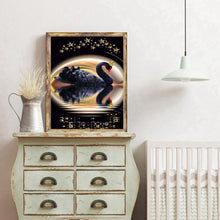Load image into Gallery viewer, Crown Black Swan - Full Drill Round Drill - 25x30cm