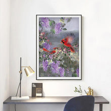 Load image into Gallery viewer, Flower Bird - Full Drill Round Drill - 40x30cm