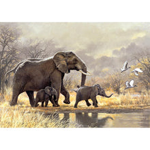 Load image into Gallery viewer, Elephants  - Full Diamond Painting - 40x30cm