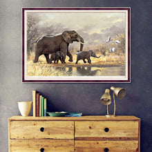 Load image into Gallery viewer, Elephants  - Full Diamond Painting - 40x30cm