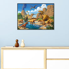 Load image into Gallery viewer, Dinosaurs Sky - Full Drill Round Drill - 40x30cm