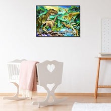 Load image into Gallery viewer, Dinosaurs River - Full Drill Round Drill - 40x30cm