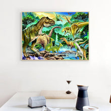 Load image into Gallery viewer, Dinosaurs River - Full Drill Round Drill - 40x30cm