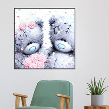 Load image into Gallery viewer, 2 Bears - Full Diamond Painting - 30x30cm