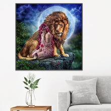 Load image into Gallery viewer, Lion - Full Drill Round Drill - 30x30cm