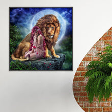 Load image into Gallery viewer, Lion - Full Drill Round Drill - 30x30cm