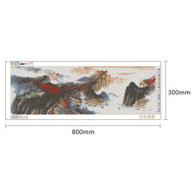 Load image into Gallery viewer, Mountains  - Full Drill Round Drill Painting - 80x30cm