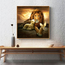 Load image into Gallery viewer, Lion - Full Drill Round Drill - 30x30cm