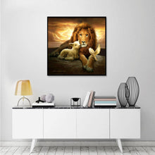 Load image into Gallery viewer, Lion - Full Drill Round Drill - 30x30cm