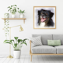 Load image into Gallery viewer, Black Dog  - Full Diamond Painting - 30x30cm