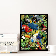 Load image into Gallery viewer, Color Parrots - Full Drill Round Drill - 30x40cm