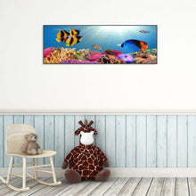 Load image into Gallery viewer, Free Ocean Fish - Full Drill Round Drill Painting - 80x30cm