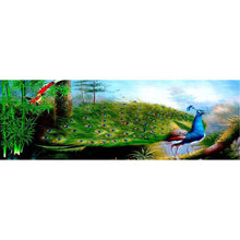 Load image into Gallery viewer, Fantasy Peafowl  - Full Drill Round Drill Painting - 80x30cm