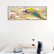 Load image into Gallery viewer, Yellow Peafowl - Full Drill Round Drill Painting - 80x30cm