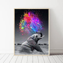 Load image into Gallery viewer, Walking Elephant - Full Drill Round Drill - 40x30cm