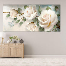 Load image into Gallery viewer, Flower - Full Drill Round Drill Painting - 90x45cm