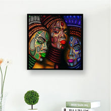 Load image into Gallery viewer, Painted Face  - Full Diamond Painting - 30x30cm