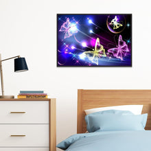 Load image into Gallery viewer, Colorful Butterfly - Full Drill Round Drill - 40x30cm