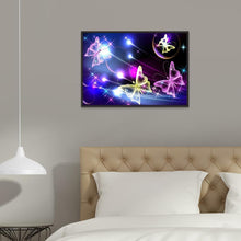 Load image into Gallery viewer, Colorful Butterfly - Full Drill Round Drill - 40x30cm