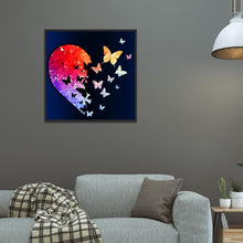 Load image into Gallery viewer, Butterfly Heart - Full Diamond Painting - 30x30cm
