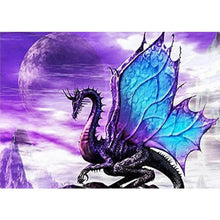 Load image into Gallery viewer, Purple Dragon - Full Drill Round Drill - 40x30cm