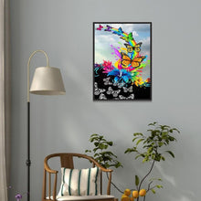 Load image into Gallery viewer, Color Butterfly - Full Drill Round Drill - 40x30cm